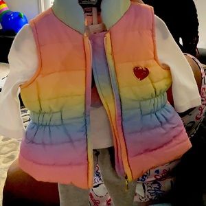 Three piece outfit with matching shoes